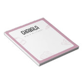 Bloc-note Note de Mitzvah personnalisée (Incliné)