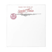 Bloc-note Note de Père Noël (Devant)