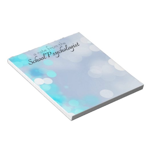Bloc-note Note du psychologue scolaire (bloc-notes) (Incliné)