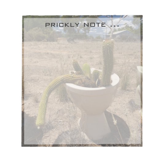 Bloc-note note épineuse (Devant)