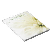 Bloc-note Note florale du psychologue scolaire Note Pad (Incliné)