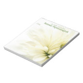Bloc-note Note florale du psychologue scolaire Note Pad (Tourné)