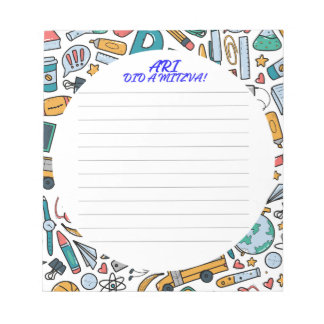 Bloc-note Note Garçons Mitzva