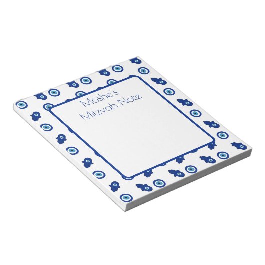 Bloc-note Note Hamsah Mitzvah (Incliné)