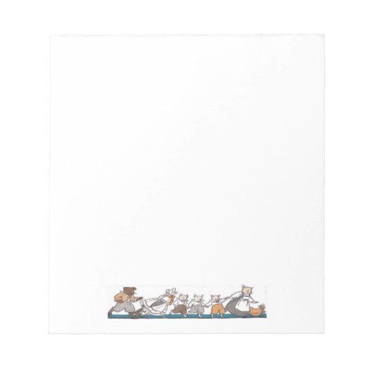 Bloc-note Note Pad avec Cochons (Devant)