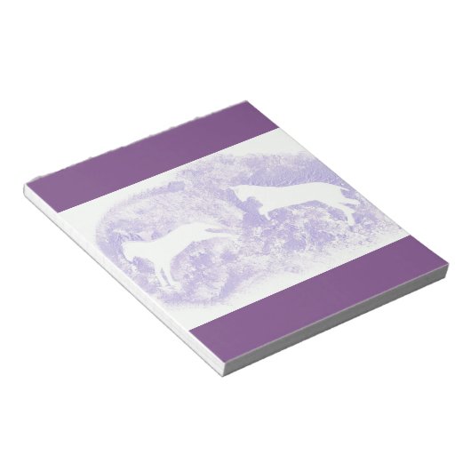 Bloc-note Note Pad avec conception de cheval (Incliné)