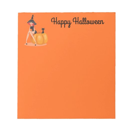 Bloc-note Note Sorcière Pad-Halloween (Devant)