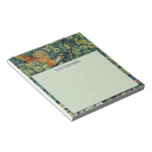 BLOC-NOTE NOTEPAD AVEC LE DESIGN "PHÉASANT" DE WILLIAM MORRI (Incliné)