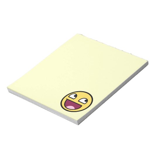 Bloc-note Notepad Awesome Face (Tourné)