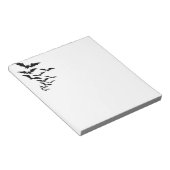 Bloc-note Notepad-Bats d'Halloween (Incliné)