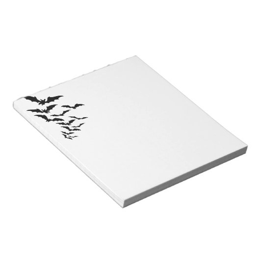 Bloc-note Notepad-Bats d'Halloween (Incliné)