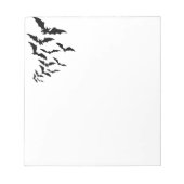 Bloc-note Notepad-Bats d'Halloween (Devant)