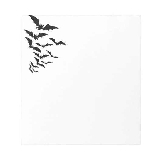 Bloc-note Notepad-Bats d'Halloween (Devant)