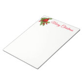 Bloc-note Notepad de Noël - Cardinal rouge (Incliné)