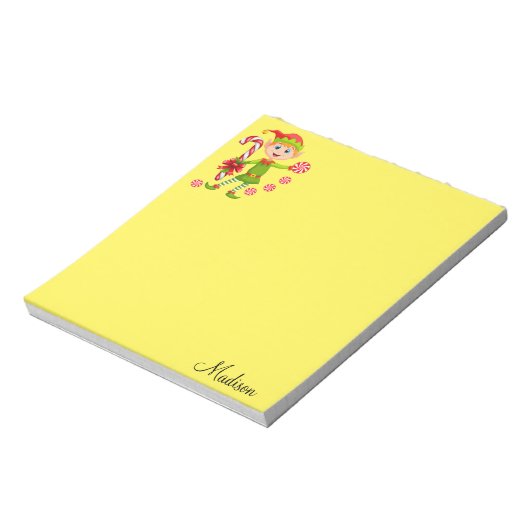 Bloc-note Notepad de Noël Elf Pepperment (Tourné)