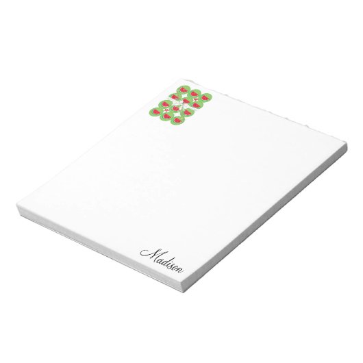 Bloc-note Notepad de Noël Watermelon White Bow (Tourné)