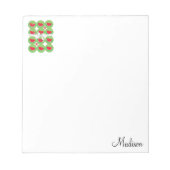 Bloc-note Notepad de Noël Watermelon White Bow (Devant)