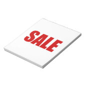 BLOC-NOTE NOTEPAD DE VENTE (Tourné)