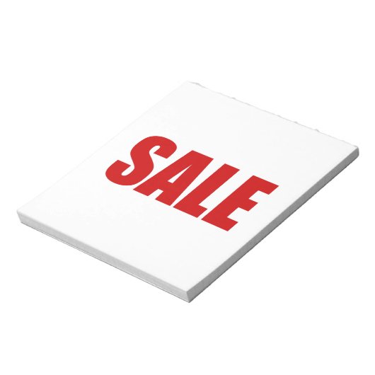 BLOC-NOTE NOTEPAD DE VENTE (Tourné)