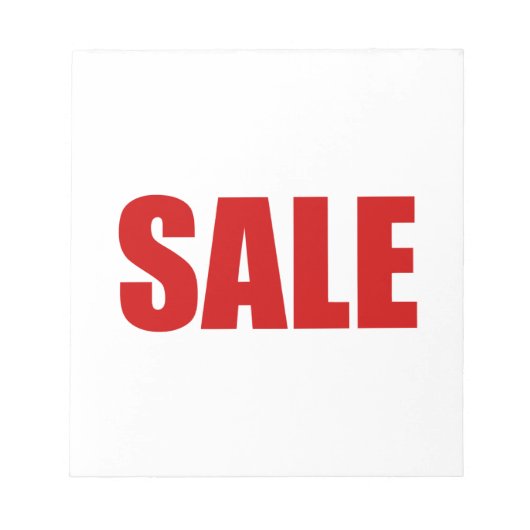 BLOC-NOTE NOTEPAD DE VENTE (Devant)