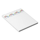 BLOC-NOTE NOTEPAD DE VERRE DE COCKTAIL (Incliné)
