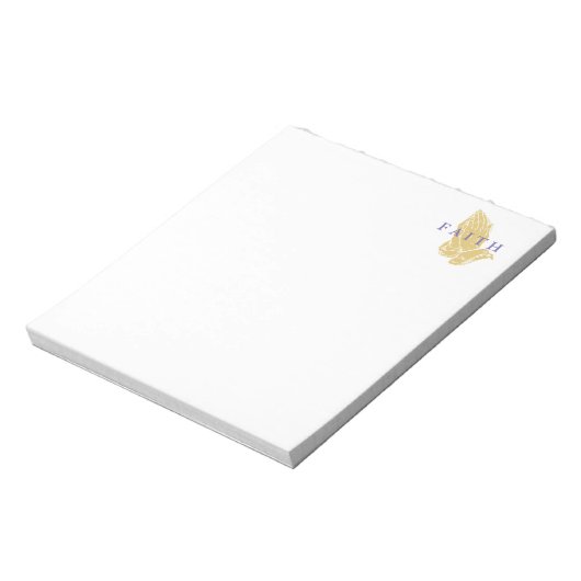 Bloc-note Notepad-Hands of Prayer Faith (Tourné)