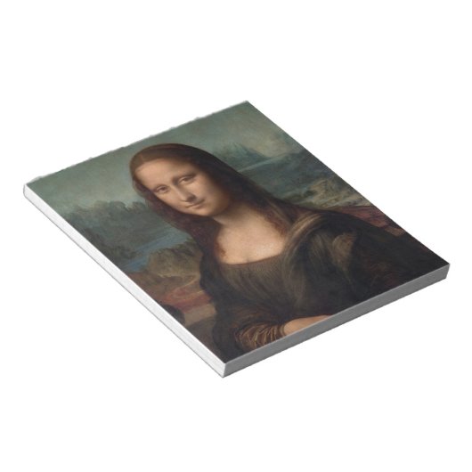 BLOC-NOTE NOTEPAD : LEONARDO DA VINCI : LA MONA LISA (Incliné)