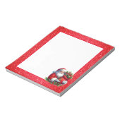 Bloc-note Notepad-Père Noël Parties scintillant Noël (Tourné)