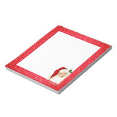 Bloc-note Notepad-Père Noël Parties scintillant Noël (Tourné)