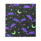 Bloc-note Notepad - "Purple Bats" (Devant)