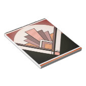 Bloc-note Notepad - Sangria Art Deco Fan Design (Incliné)