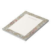 BLOC-NOTE NOTEPAD : WILLIAM MORRIS : CORNCOCKLE (Tourné)