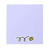 Bloc-note Notepad with cute tennis ball design (Devant)