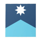 Bloc-note Notepad with Flag of Minnesota, USA (Devant)