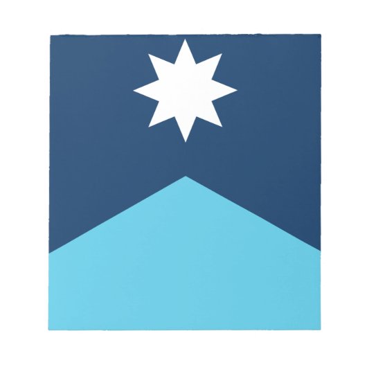 Bloc-note Notepad with Flag of Minnesota, USA (Devant)