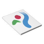 Bloc-note Notepad with Flag of Seoul, South Korea (Incliné)