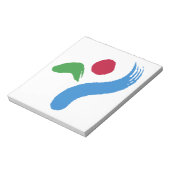 Bloc-note Notepad with Flag of Seoul, South Korea (Tourné)