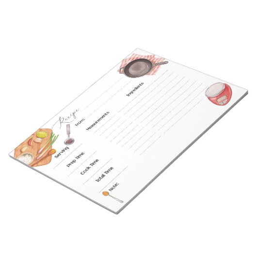 Bloc-note Notepads cuisine (Incliné)