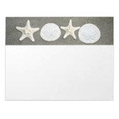 Bloc-note Notepads de plage X et O (Devant)