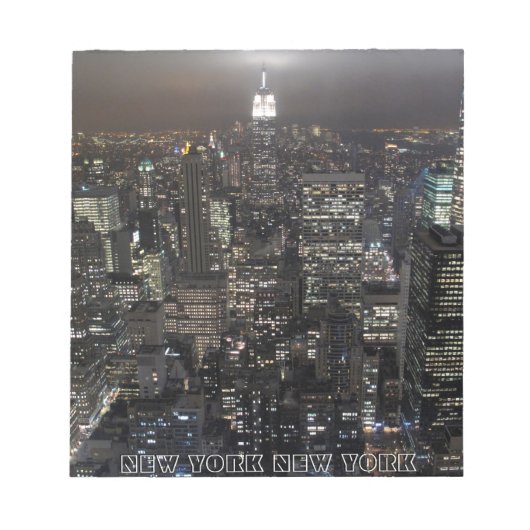 Bloc-note Notepads d'état New York Souvenir (Devant)