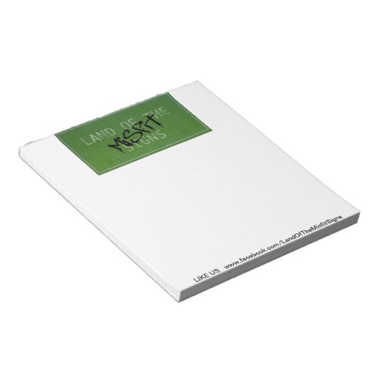 Bloc-note Notepads incorrects (Incliné)