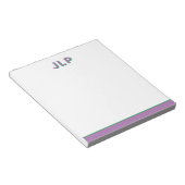 Bloc-note Notepads initiaux personnalisés Preppy (Incliné)