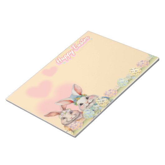 Bloc-note Notepads lapins de Pâques (Incliné)