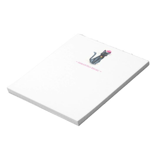 Bloc-note Notepads Noël Chat Noir (Tourné)