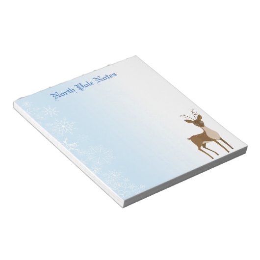 Bloc-note Notepads Noël Reindee (Incliné)