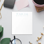 Bloc-note Notepads personnalisés simples pour les familles<br><div class="desc">My Simple Personnalisé Notepads pour les familles font grand pour les cadeaux pour les amis,  la famille et même vous-même. Personnalisez avec vos noms pour un cadeau unique.</div>