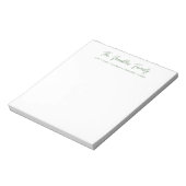 Bloc-note Notepads personnalisés simples pour les familles (Tourné)