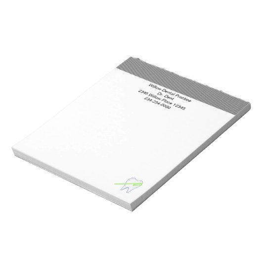 Bloc-note Notepads pour dentistes (Tourné)