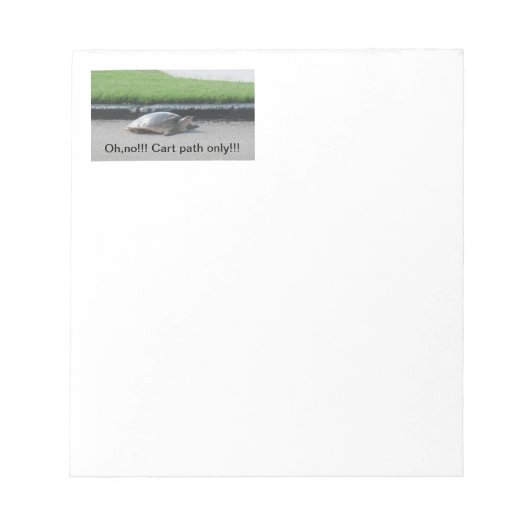 Bloc-note Notepads pour golfeurs (Devant)