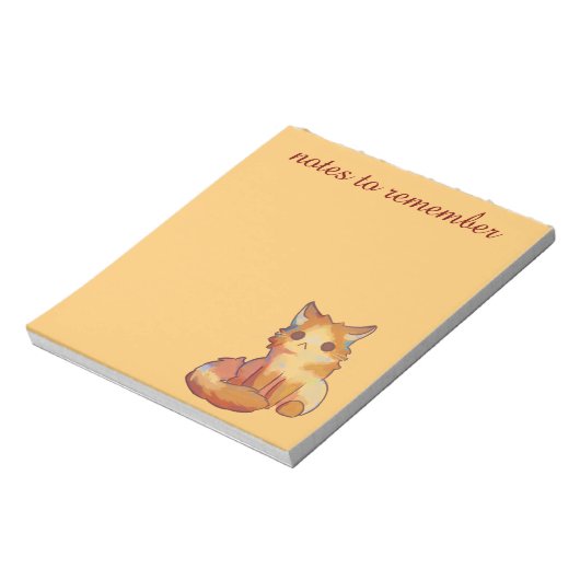 Bloc-note Notes à retenir, Chat, chaton, chatte (Tourné)